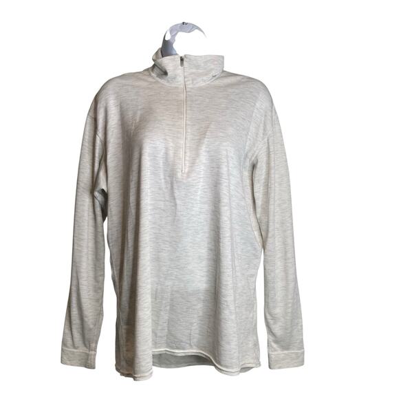 Vintage Patagonia Capilene Men's Gray Quarter Zip Pullover Size L Layered Base - Picture 1 of 11